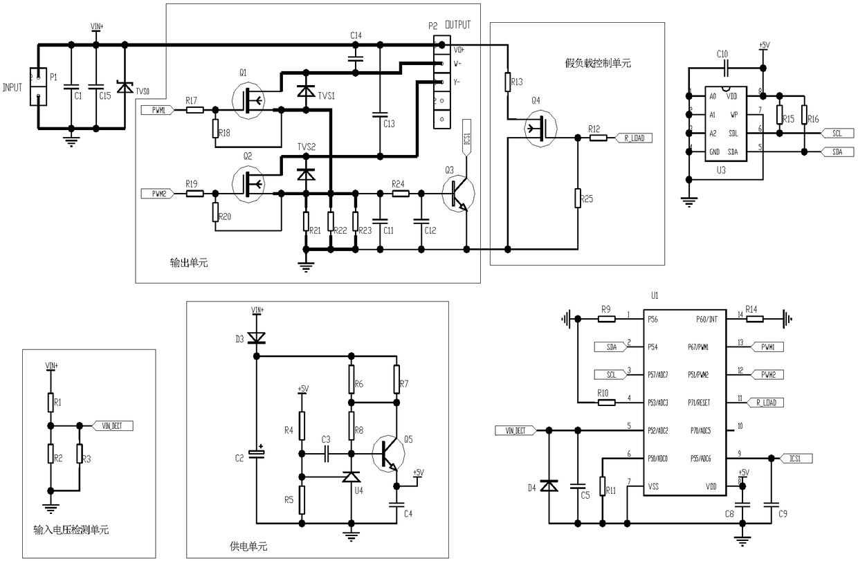 Dimming and coloring controller based on input voltage control and its method