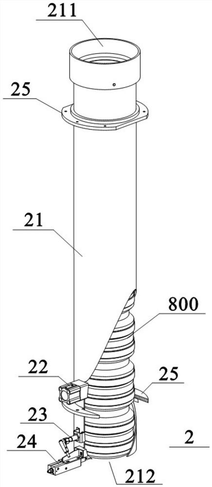 Packaging receiving-sending all-in-one machine and sampling system