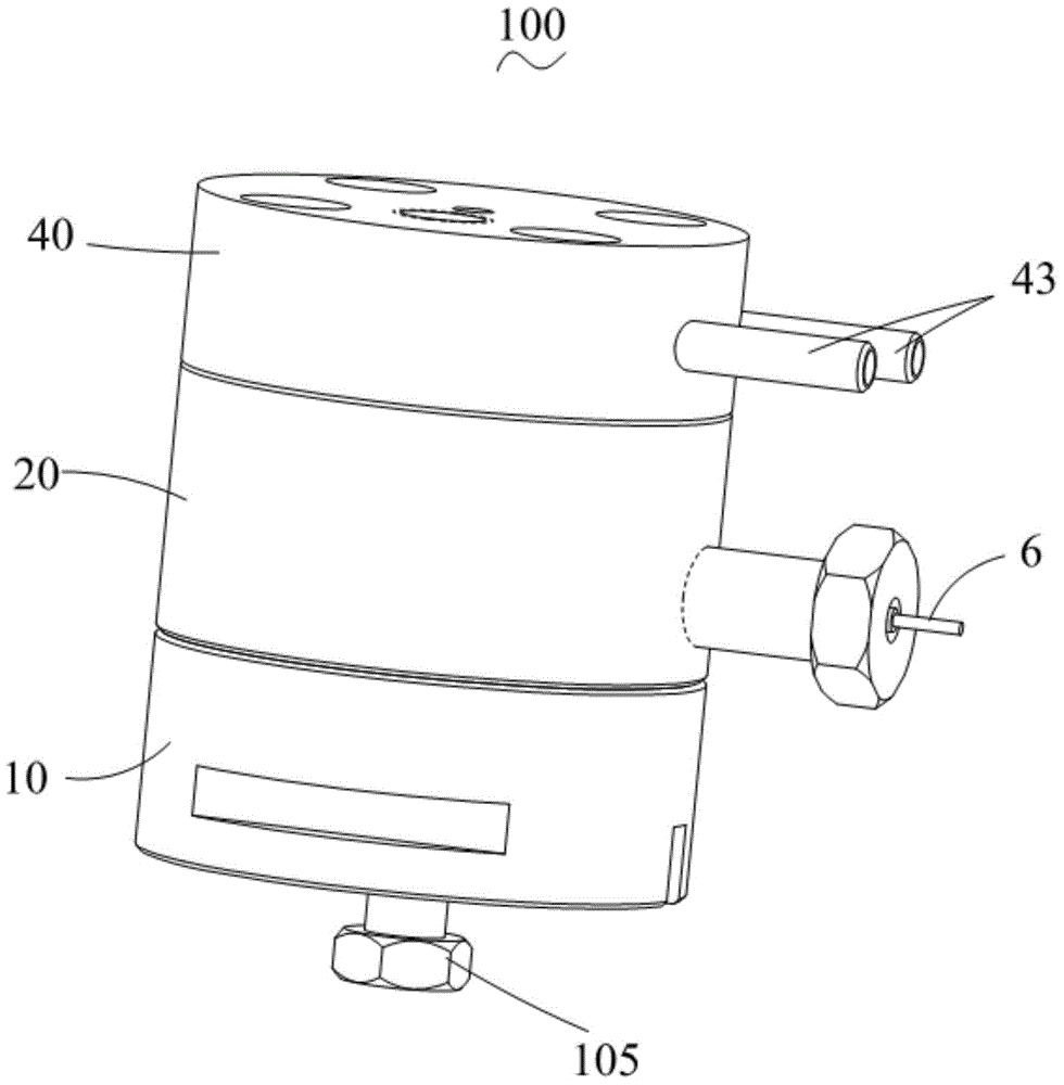 Electrochemical luminescence bioanalysis flow cell based on magnetic beads