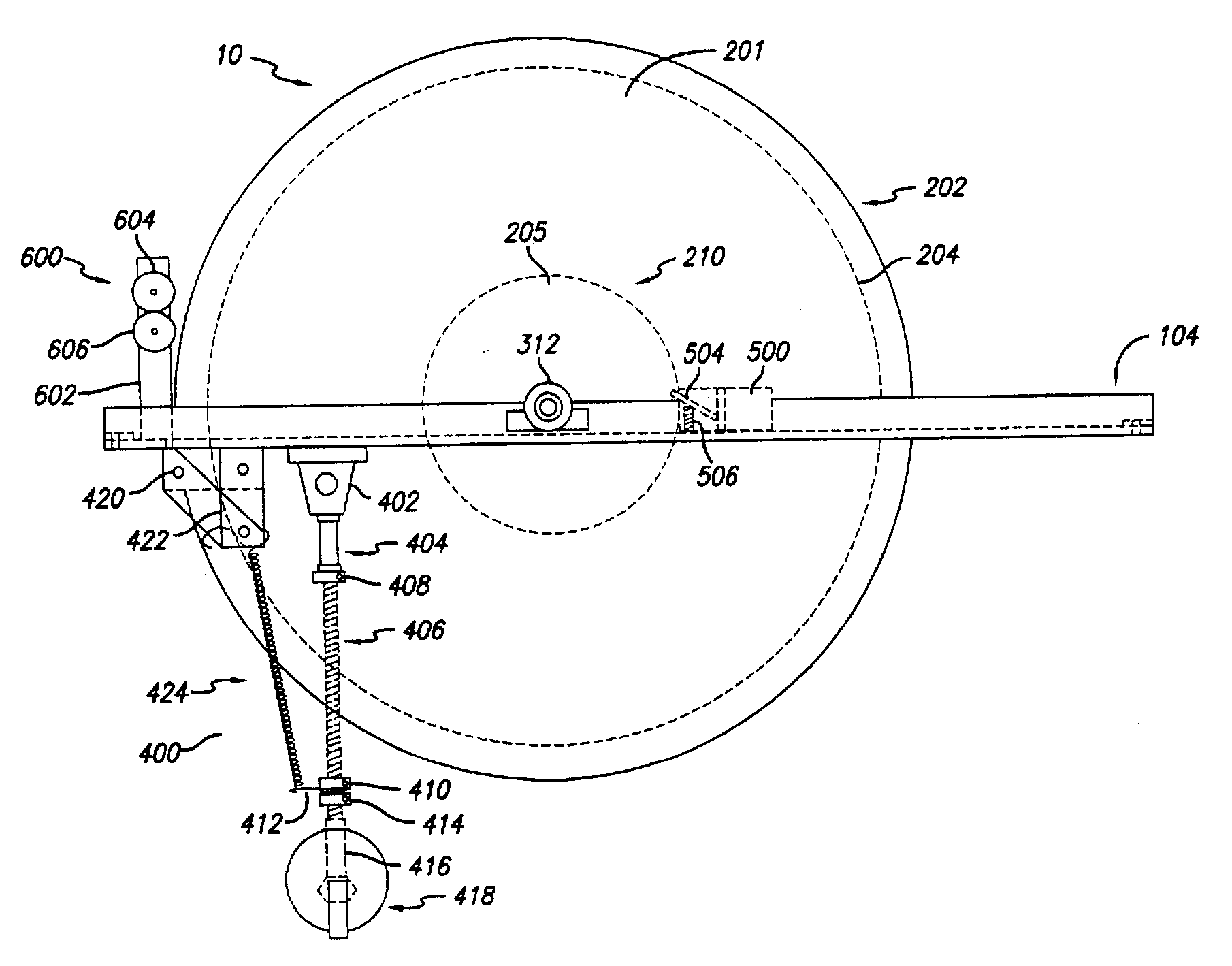 Dual reel unwinder/rewinder with a slack take-up mechanism