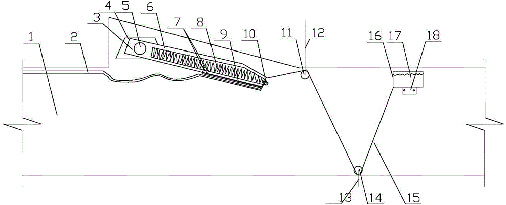 Emergency safety device for isolating mine disaster