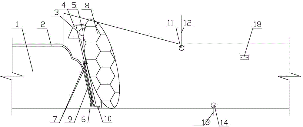 Emergency safety device for isolating mine disaster