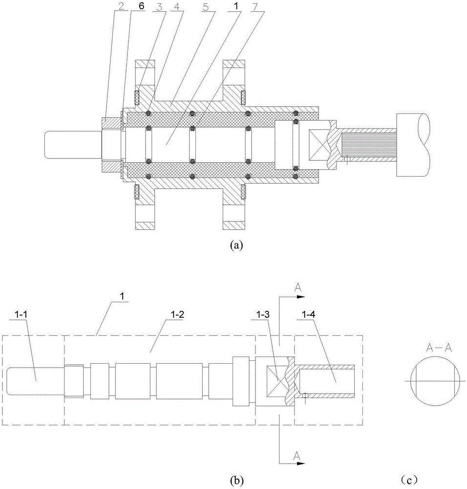 Underwater sealed cabin cable connecting penetrator