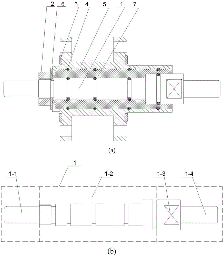 Underwater sealed cabin cable connecting penetrator