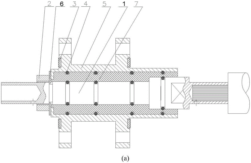 Underwater sealed cabin cable connecting penetrator