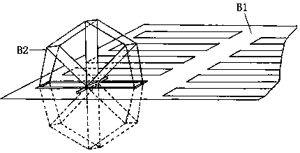 Wave dissipating device, offshore power generation platform and offshore power generation operation method