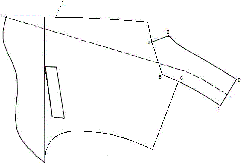 Pattern making method of western-style clothes collar