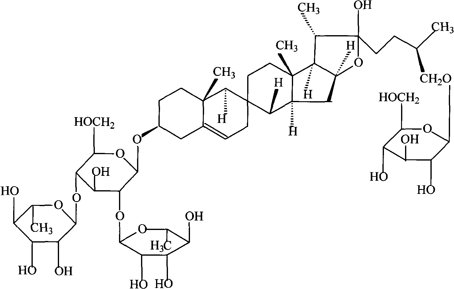 Method for extracting protodioscin from semen trigonellae