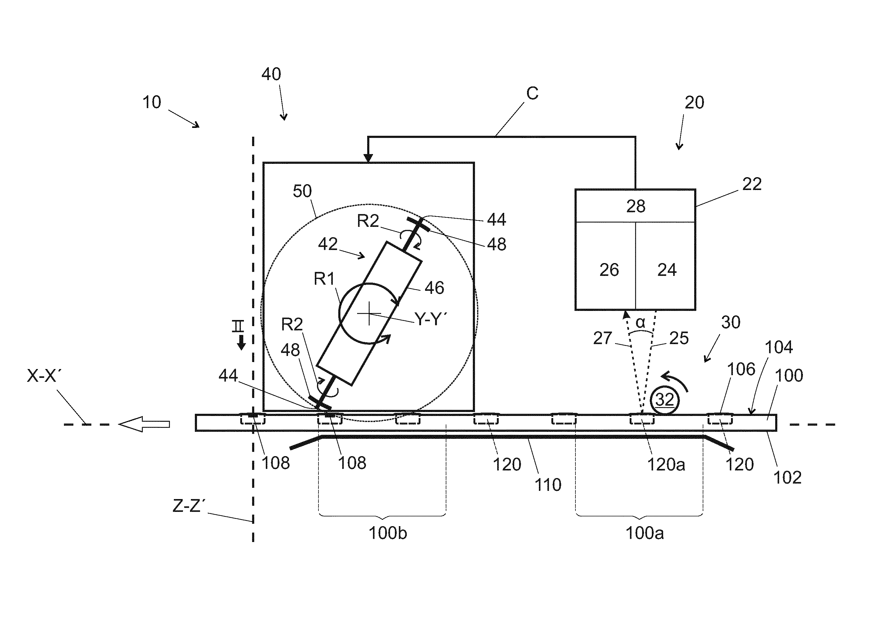 Device and method for detecting a dripper