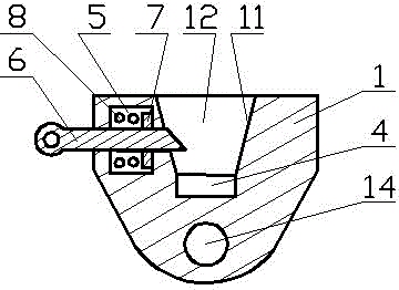 Special ladder for pruning in garden