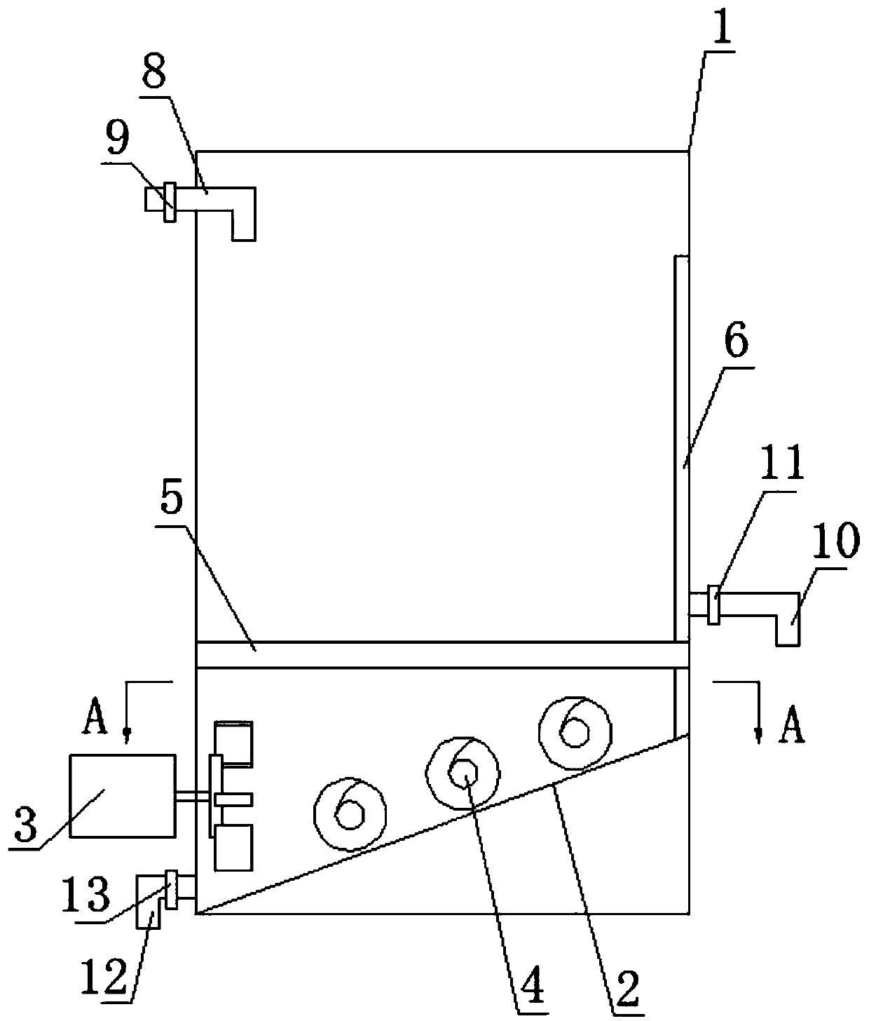 Ink-distributing device for printer