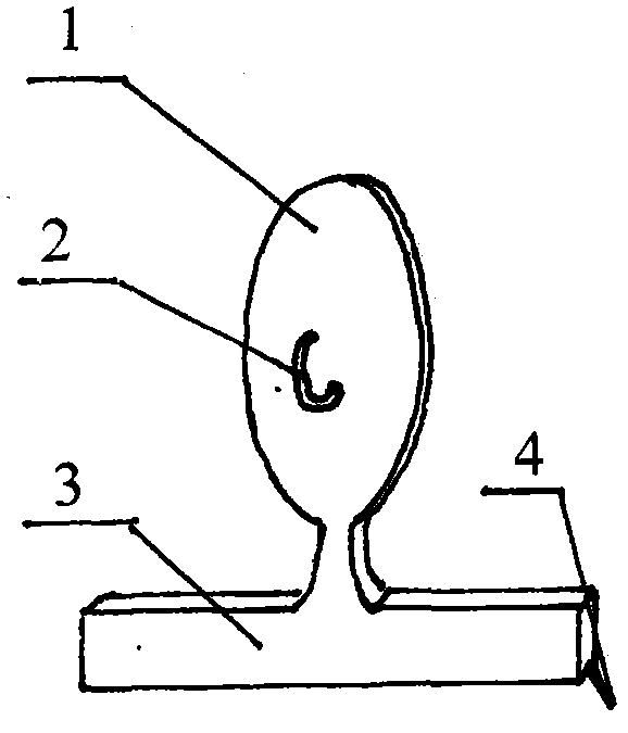 Stable thorn multi-pivot bonding hook frame