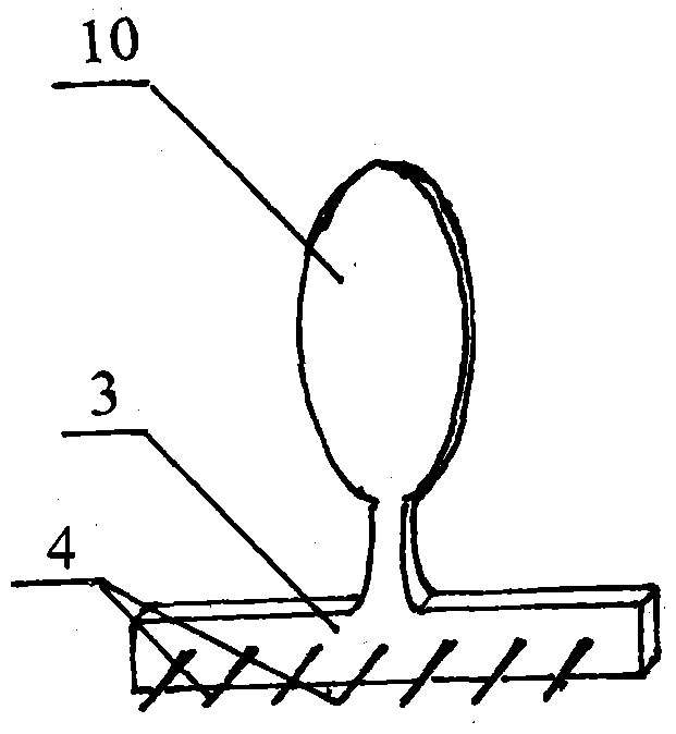 Stable thorn multi-pivot bonding hook frame