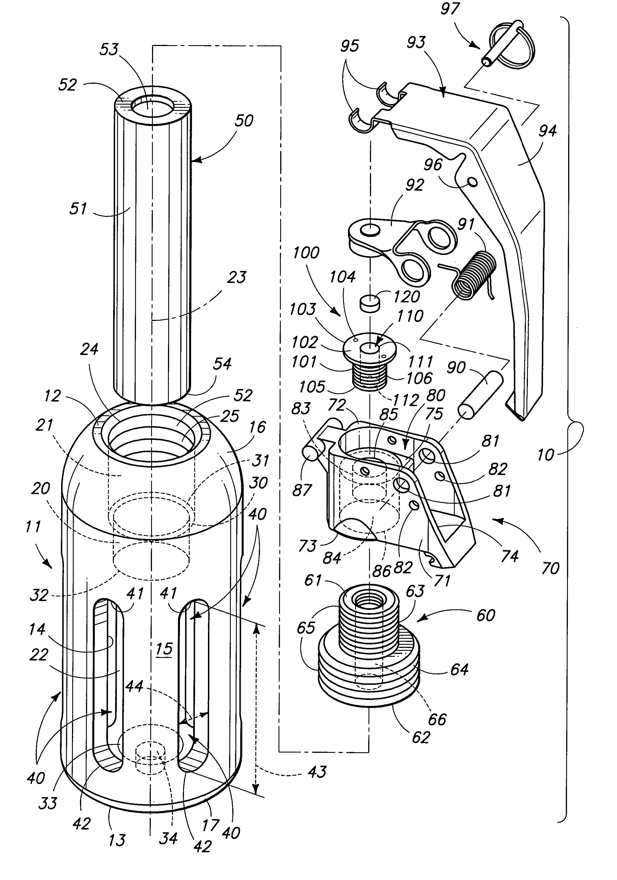 Explosive training device