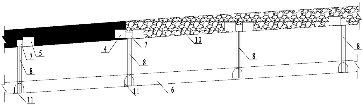 Method for arranging concentrated draining lanes of working face floor