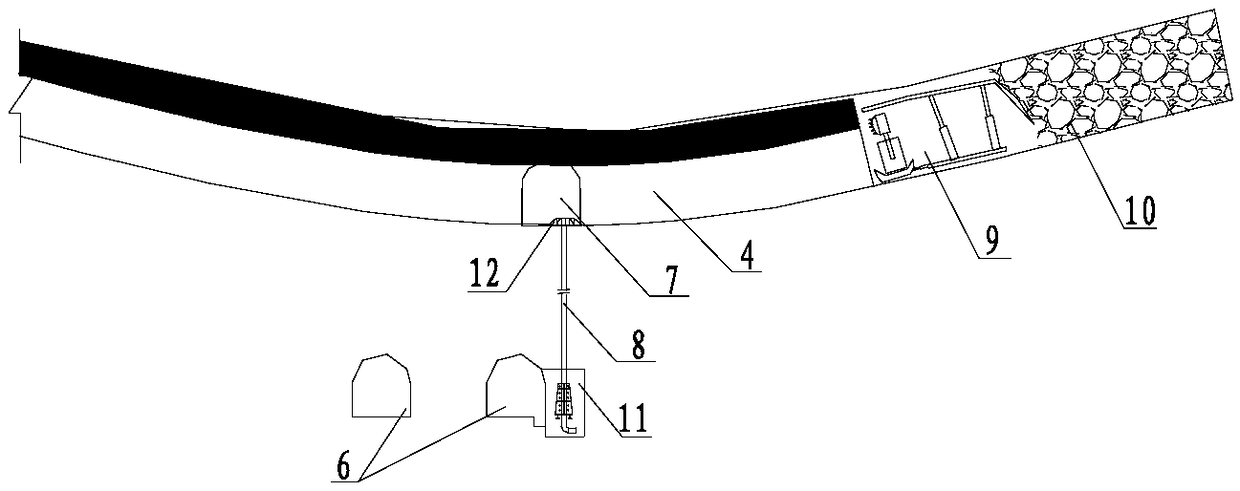 Method for arranging concentrated draining lanes of working face floor