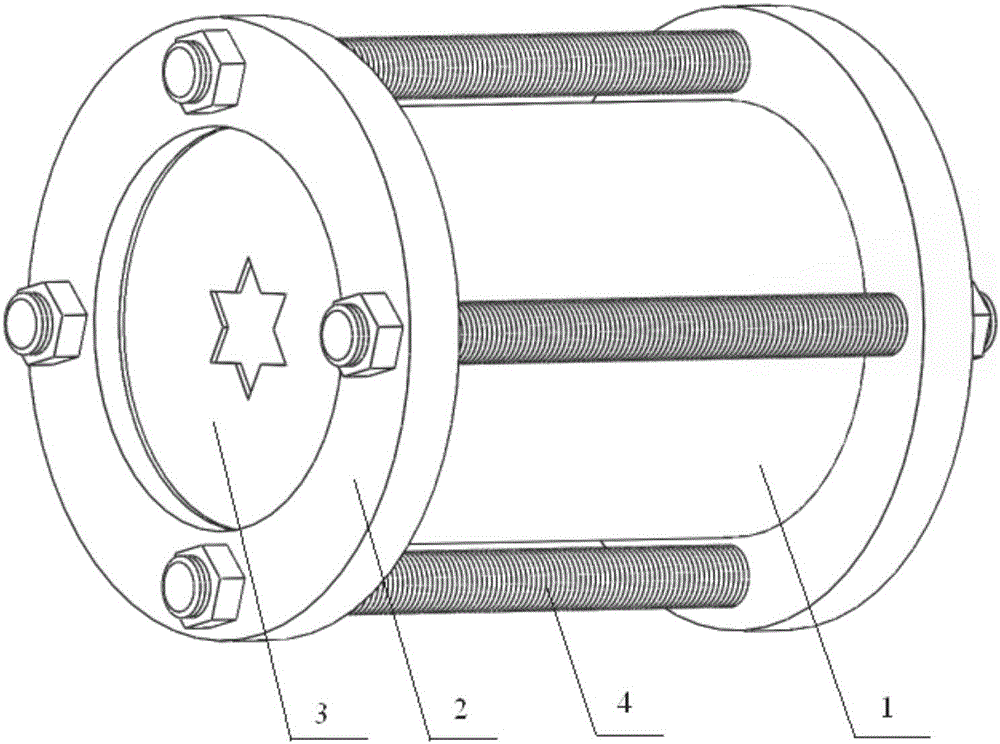 Hydraulic cavitation sterilization device with fractal pore plate