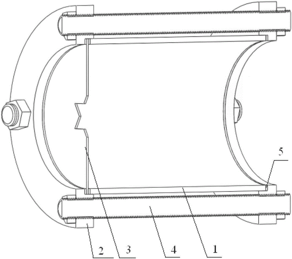 Hydraulic cavitation sterilization device with fractal pore plate