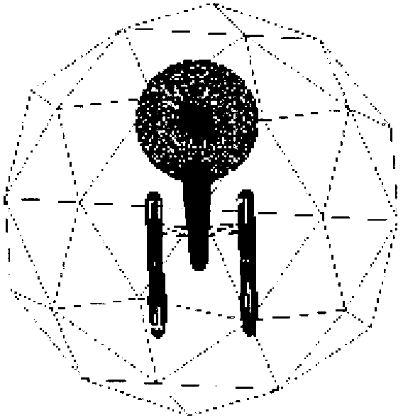 Automatic selecting method of three-dimensional model optimal view