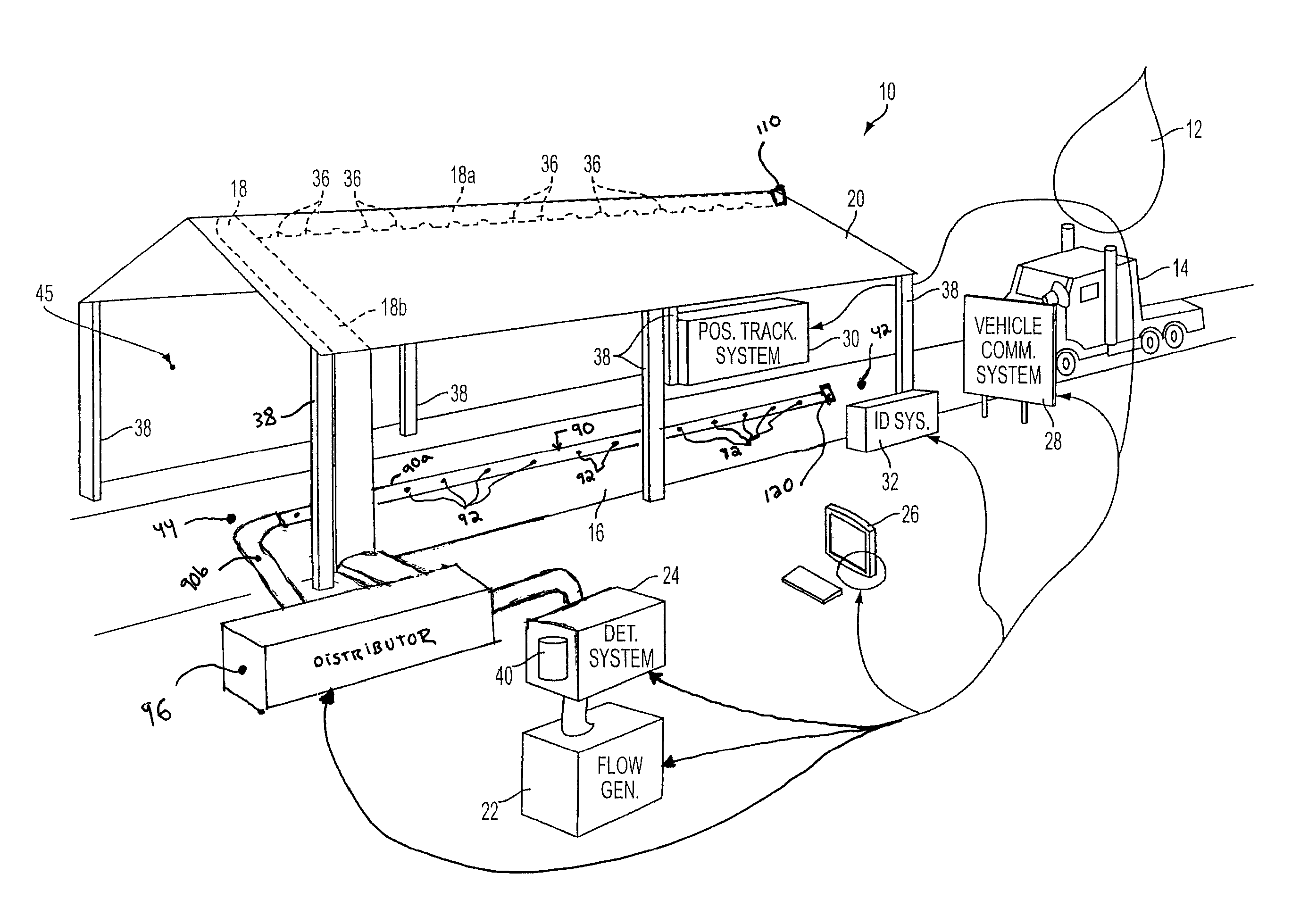 System and method for quantifying the presence of components in the exhaust of commercial and/or heavy-duty vehicles