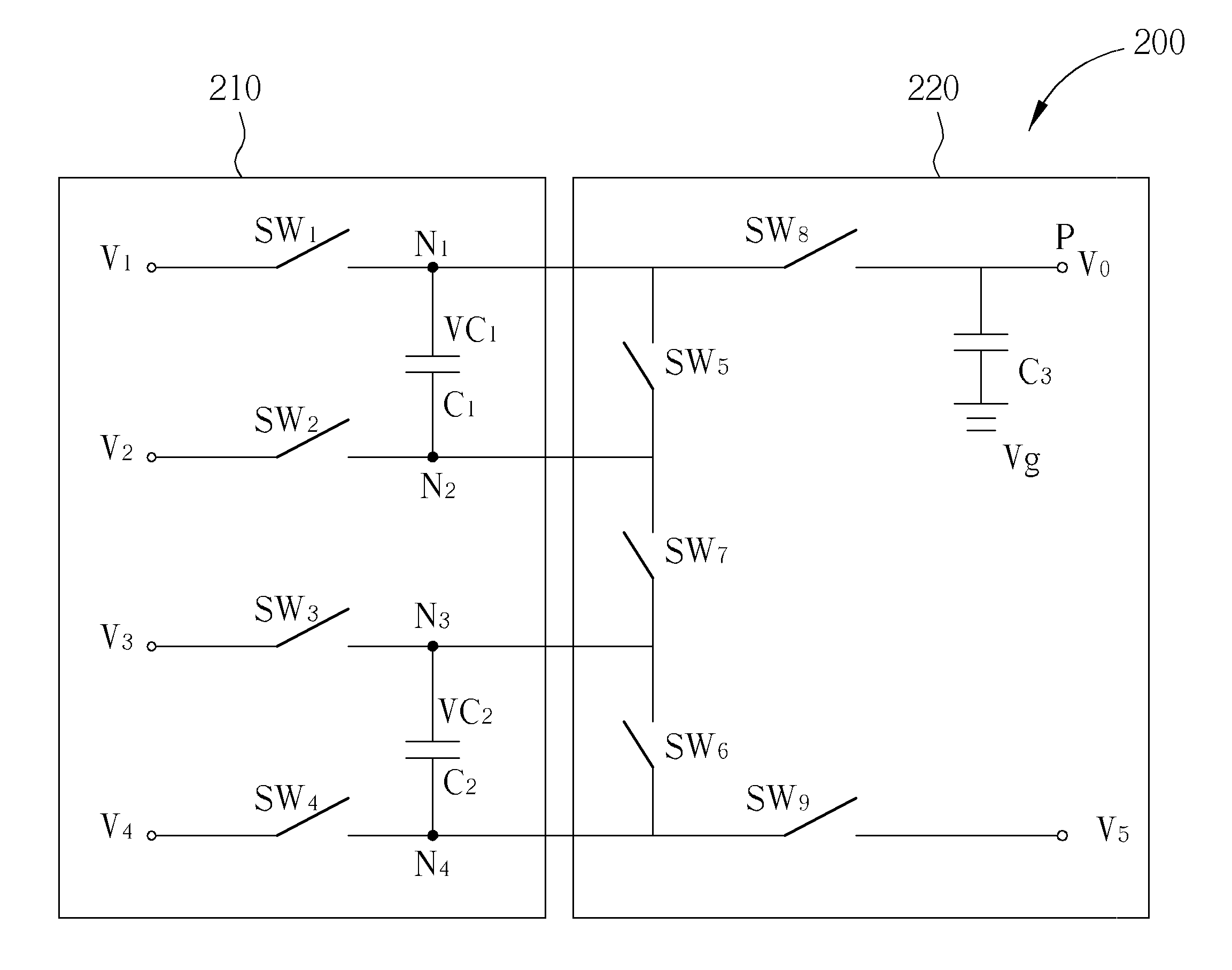 Convertible charge-pump circuit