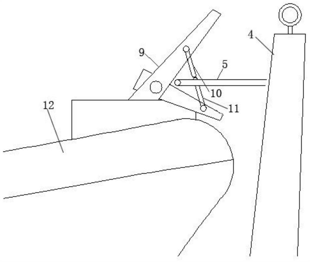 Hanging type small boat retracting and releasing device and method