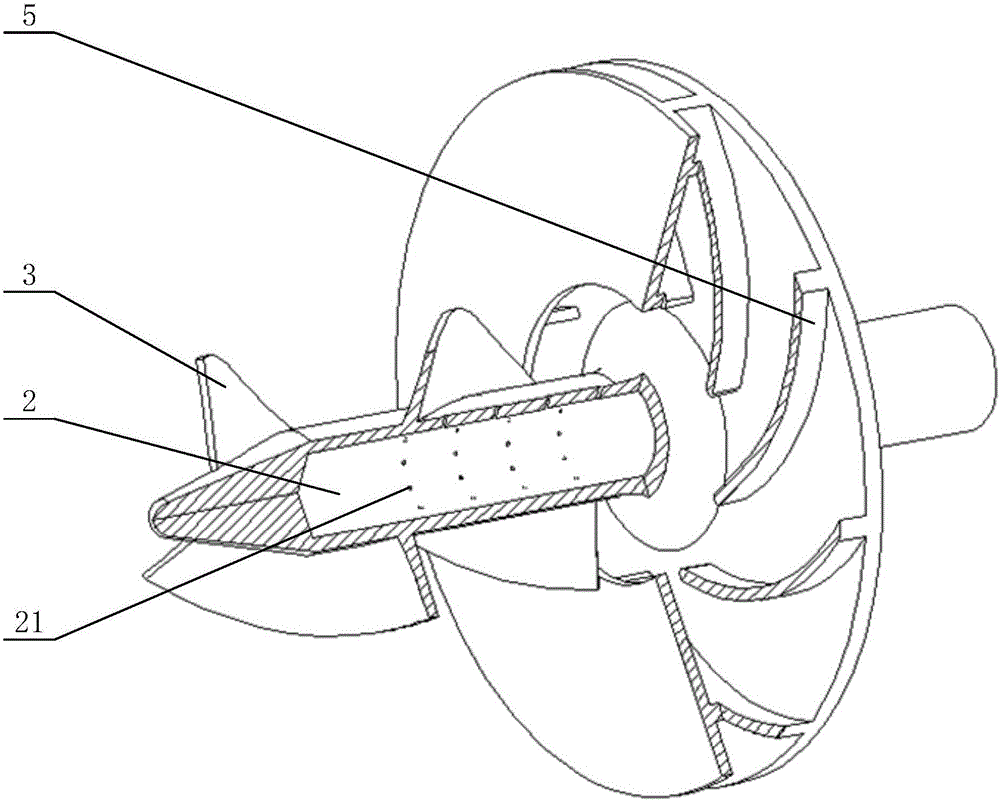 Gas-liquid separation conveying pump