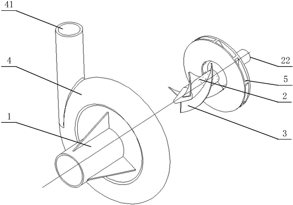 Gas-liquid separation conveying pump