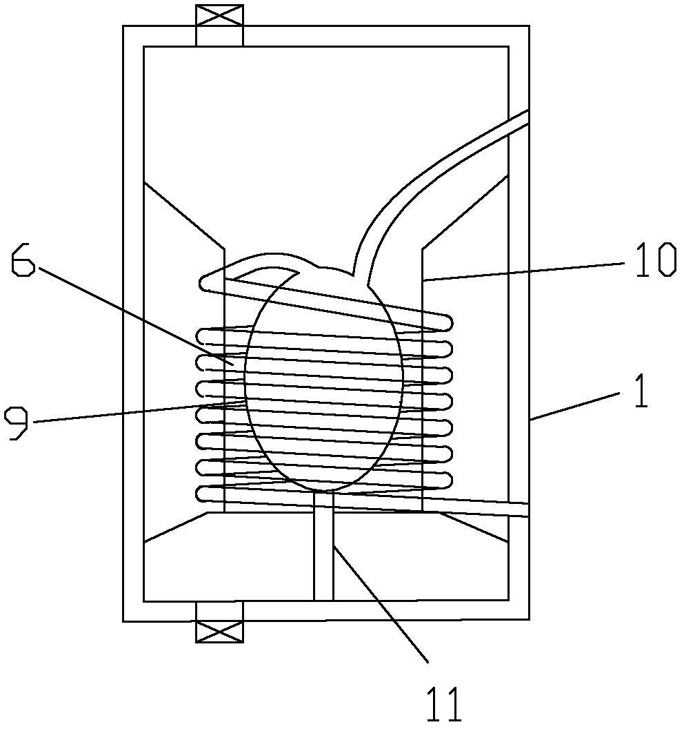 Improved solar heat exchange water storage tank