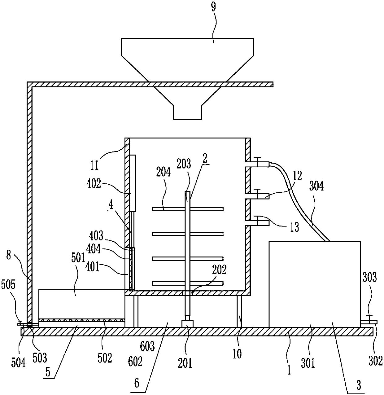 Soil cleaning device for environmental protection