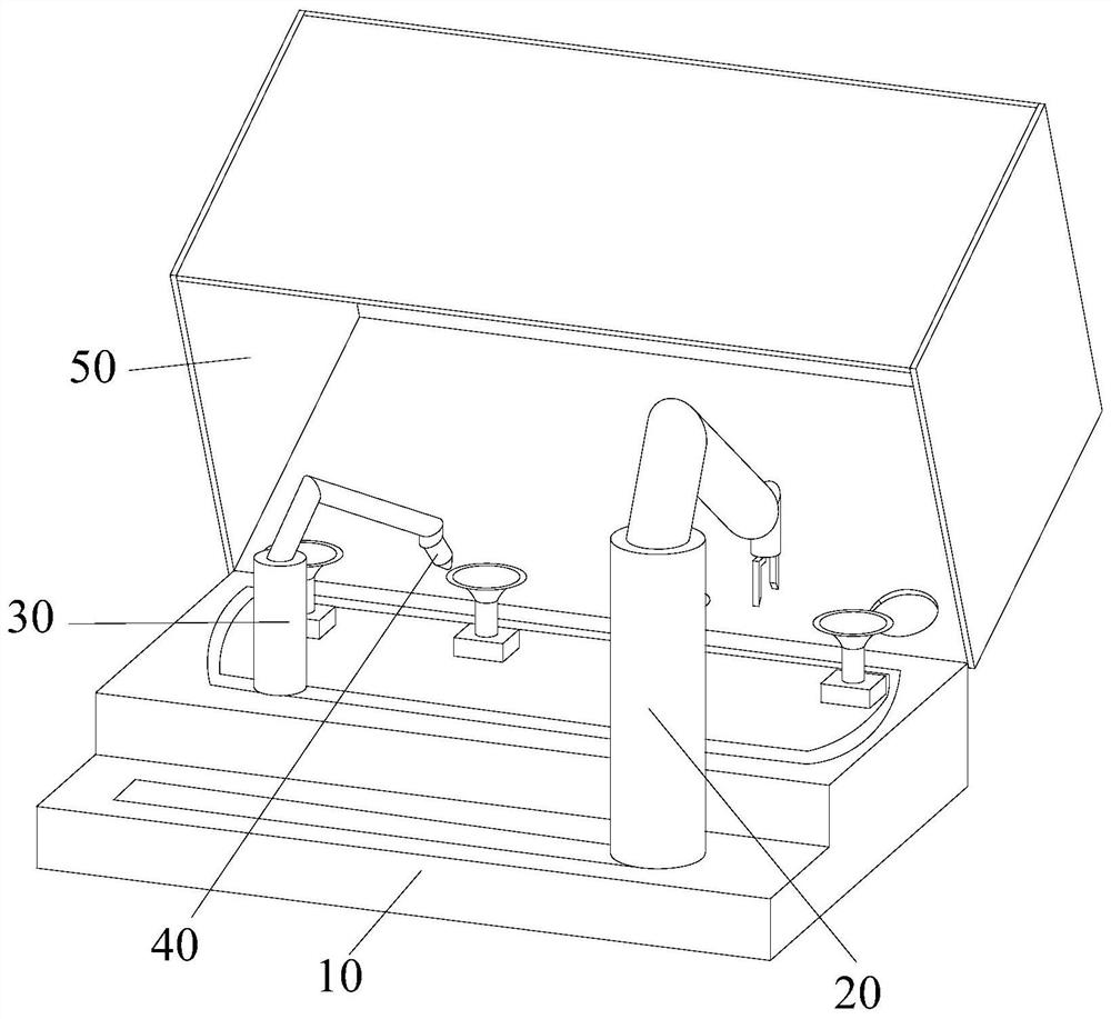 Laser cleaning device for locomotive air whistle and laser cleaning method for locomotive air whistle