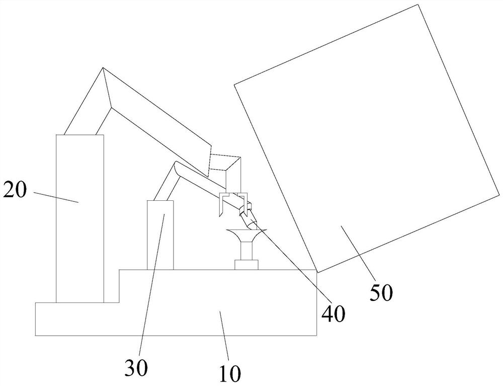 Laser cleaning device for locomotive air whistle and laser cleaning method for locomotive air whistle