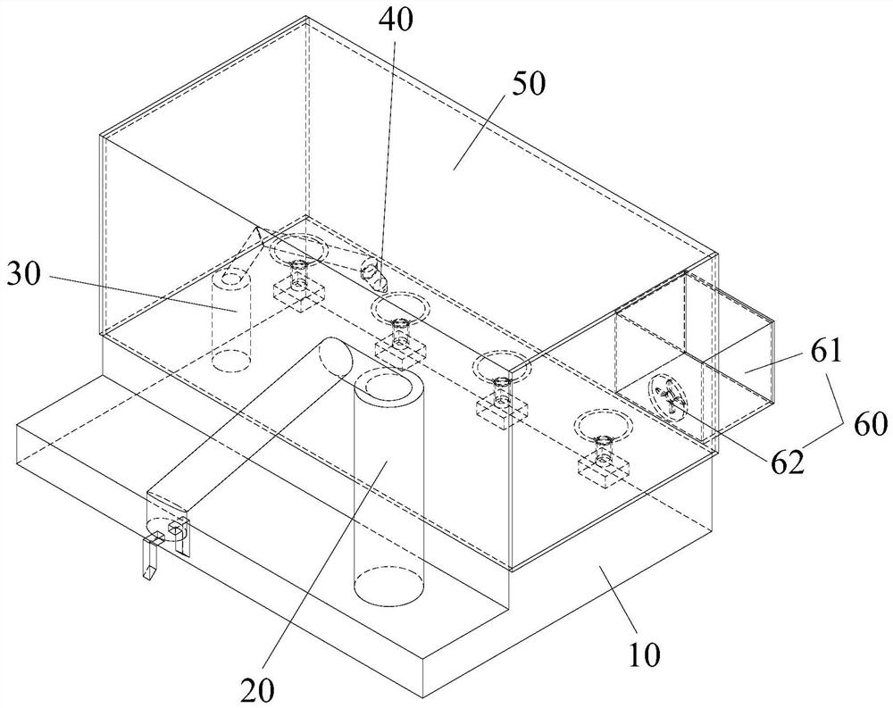 Laser cleaning device for locomotive air whistle and laser cleaning method for locomotive air whistle