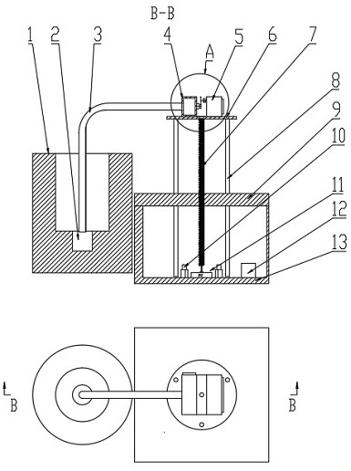 Novel automatic pressure regulator for rare earth siphon discharge