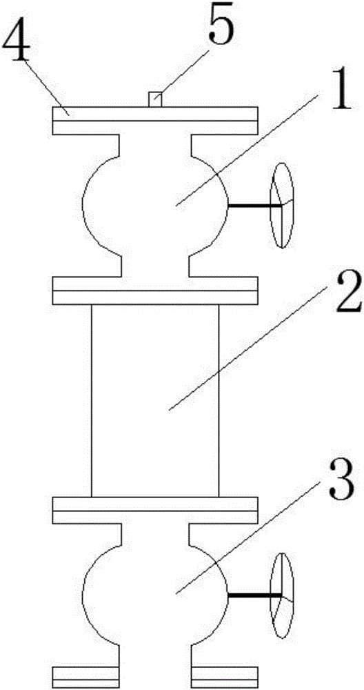 Method and device for hydrostatic sandglass based bore water bursting blockage