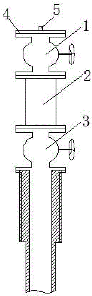 Method and device for hydrostatic sandglass based bore water bursting blockage