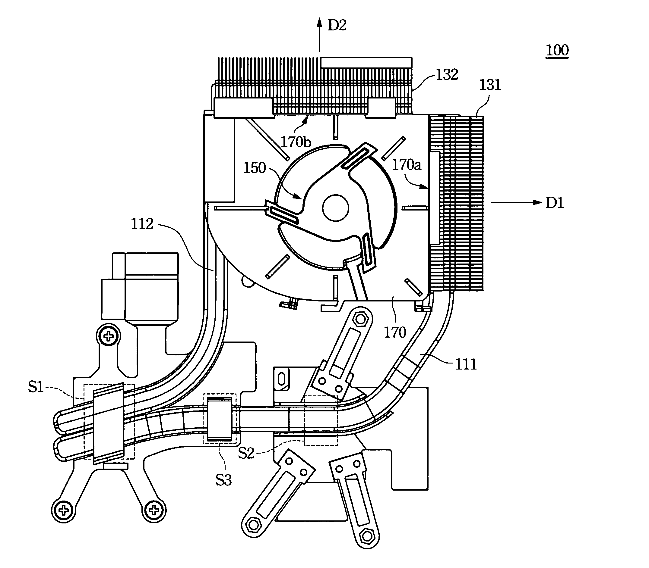 Heat-dissipation module and electronic device using the same