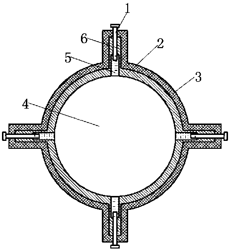 Rotating connection power supply bracket