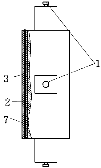 Rotating connection power supply bracket