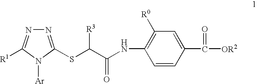 N[S(4-aryl-triazol-3-yl)α-mercaptoacetyl]-<i>p</i>-amino benozioc acids as HIV reverse transcriptase inhibitors