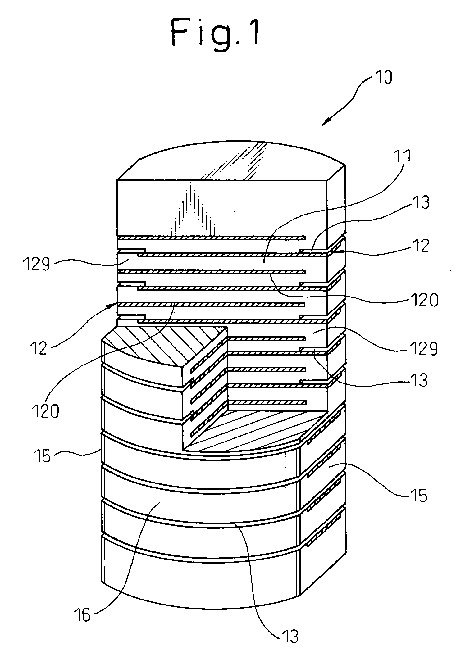 Laminated-type piezoelectric element and a manufacturing method thereof