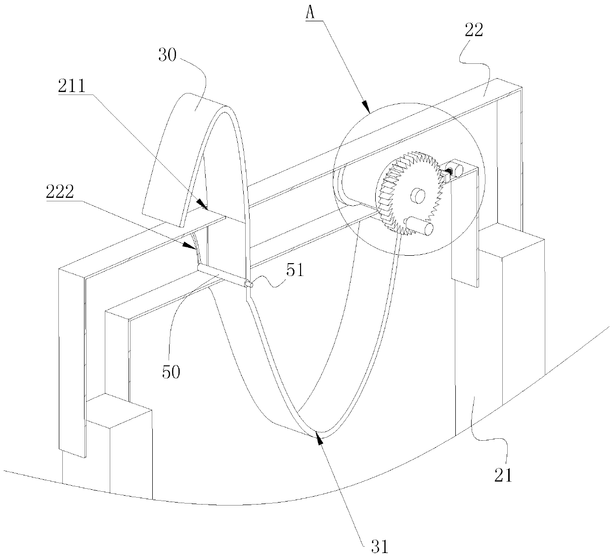 Motor rotor maintenance auxiliary device