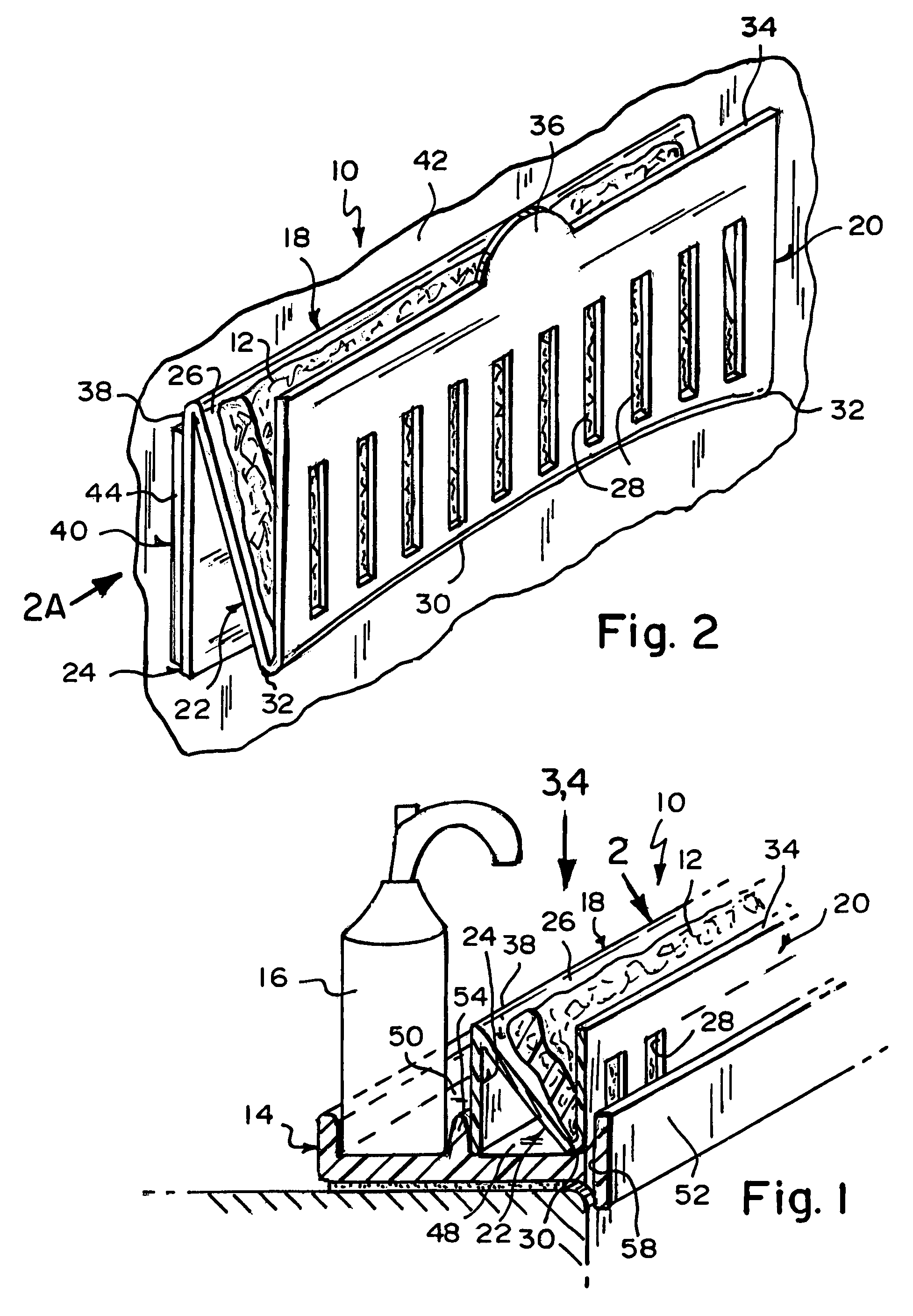 Holder and wringer for a sponge