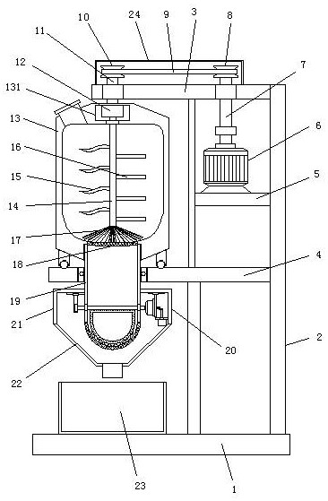 Building wall coating layer additive grinding equipment