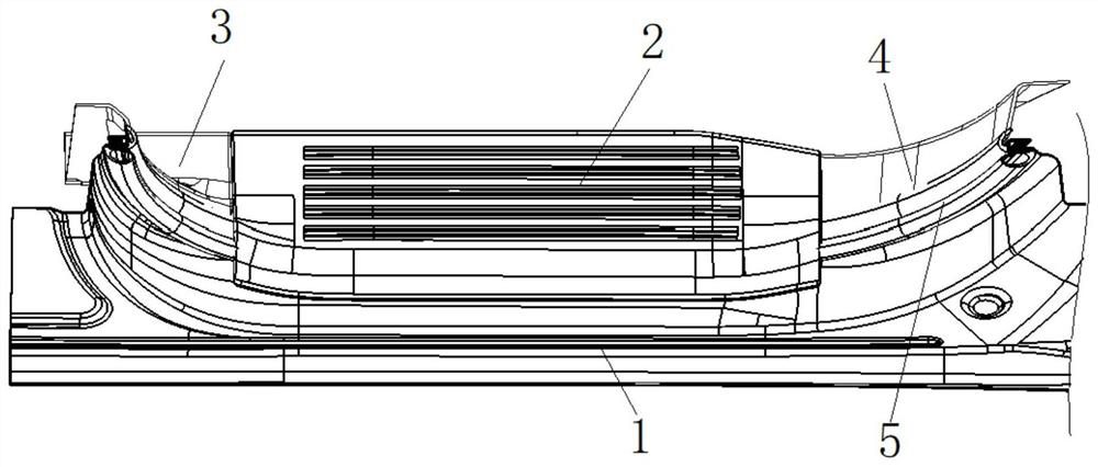 Vehicle welcome pedal structure and vehicle containing same