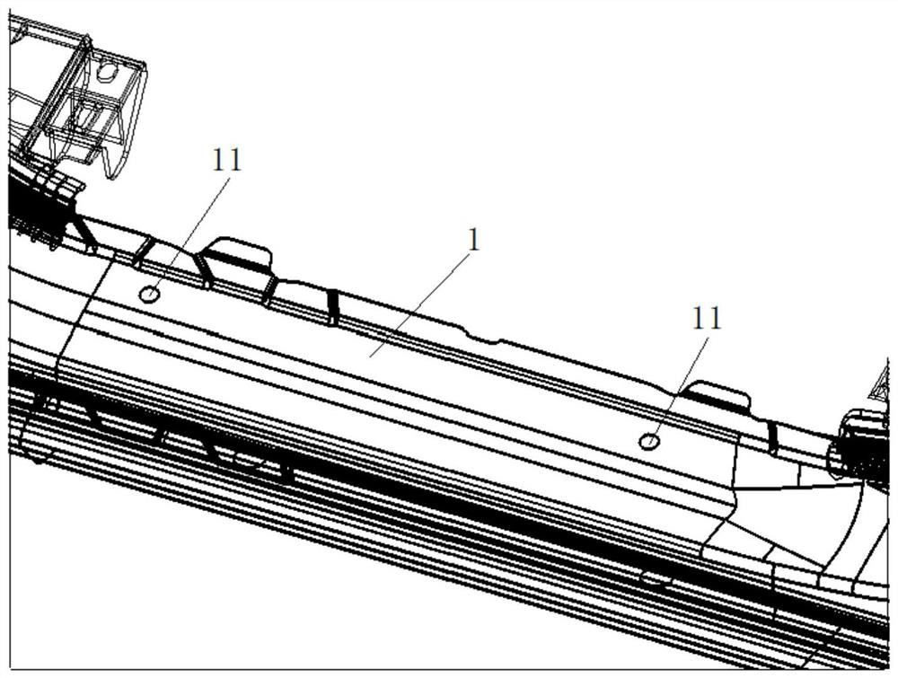 Vehicle welcome pedal structure and vehicle containing same