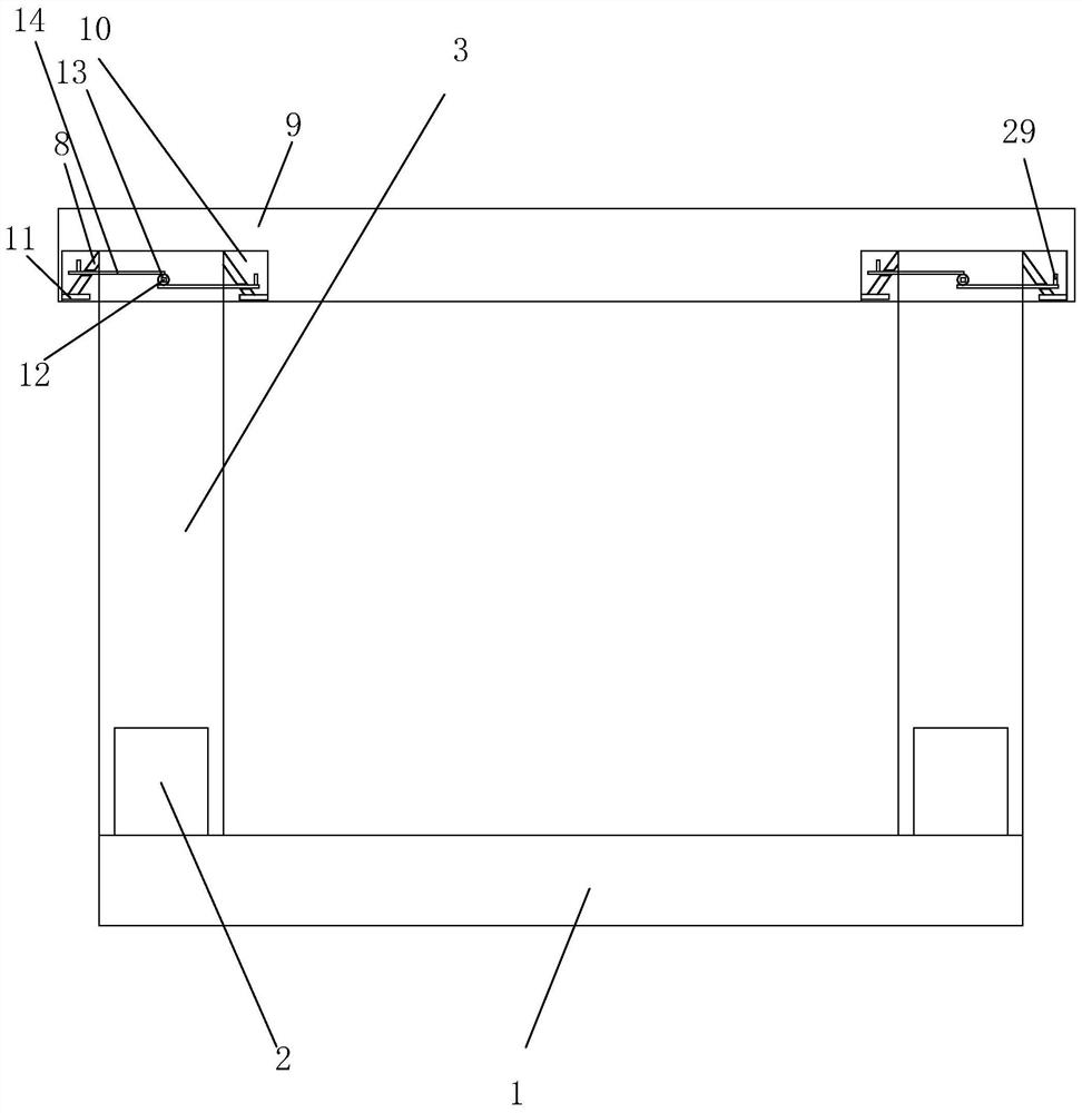 Assembled building structural system and construction method