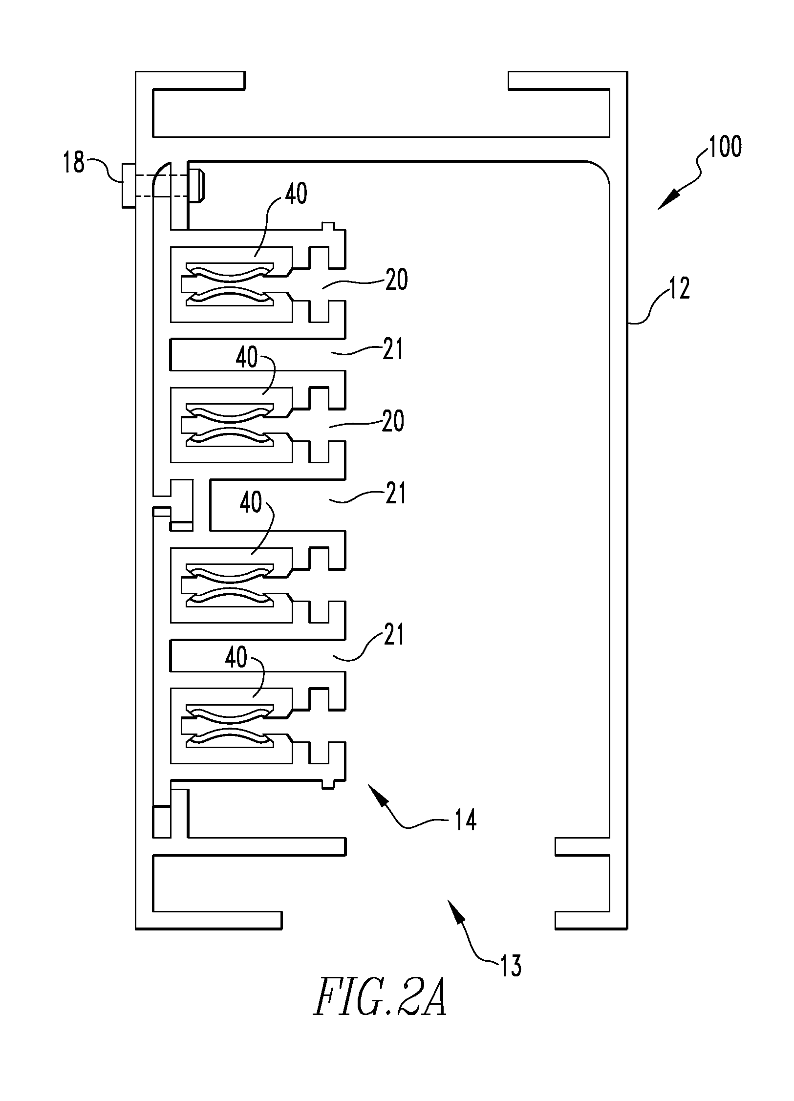 Press-fit busbar and busway employing same