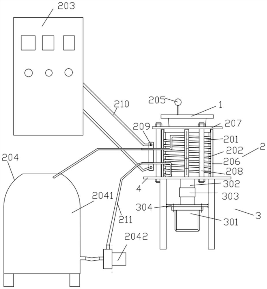 A composite preparation process and equipment for semi-solid metal paste