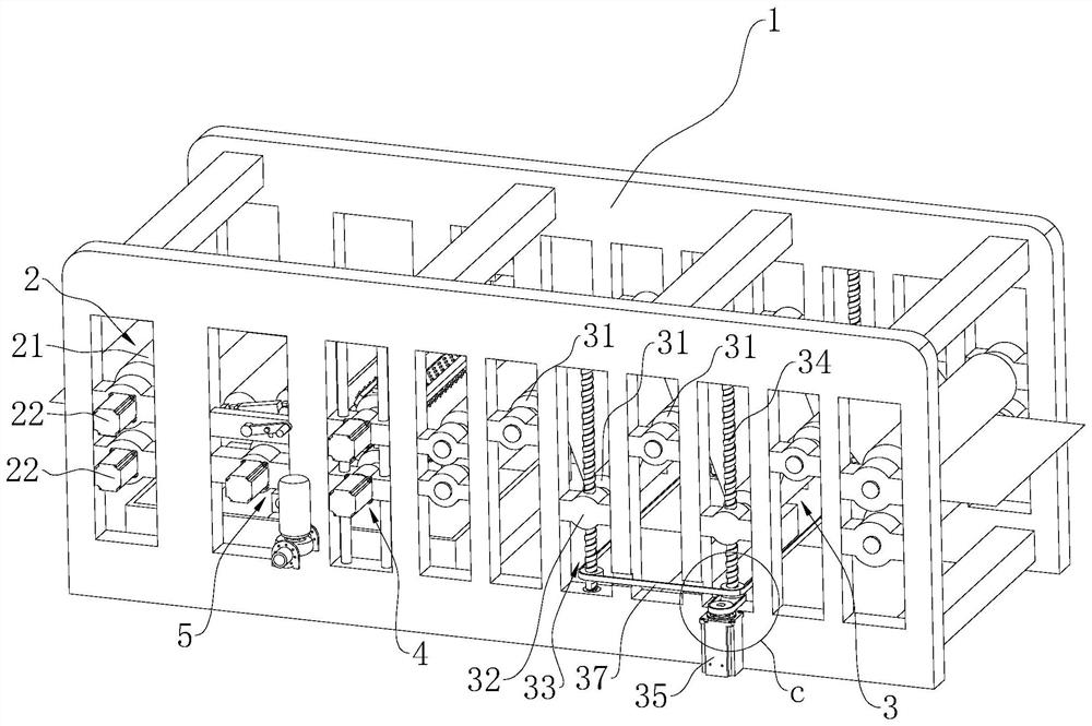 A pretreatment device for pickling steel coils